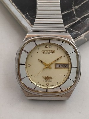 Citizen 71-2176 Automatic Vintage RARE Wrist Watch Retro Old 21