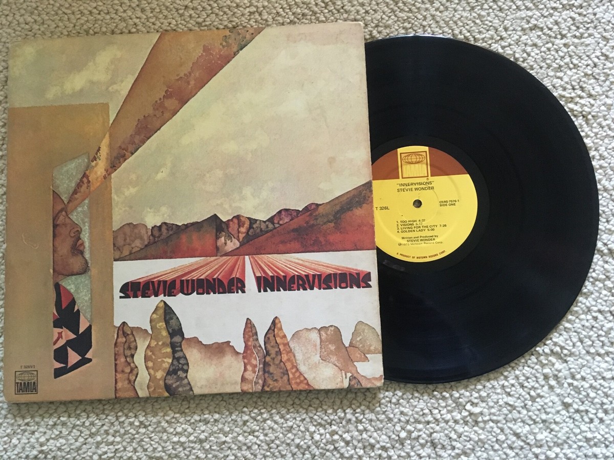 STEVIE WONDER INNERVISIONS VINYL LP T 326V1on Cover/ T-326L on