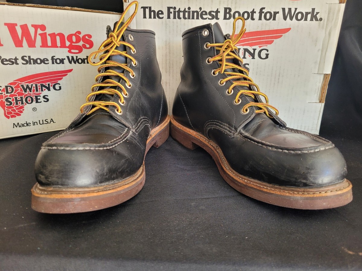 Pre-Owned Red Wing 8136 - Black Chrome - US Men's 11E Vintage | eBay