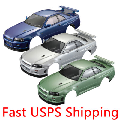 Killerbody 1/10 RC Painted Nissan Skyline BNR34 195mm Touring