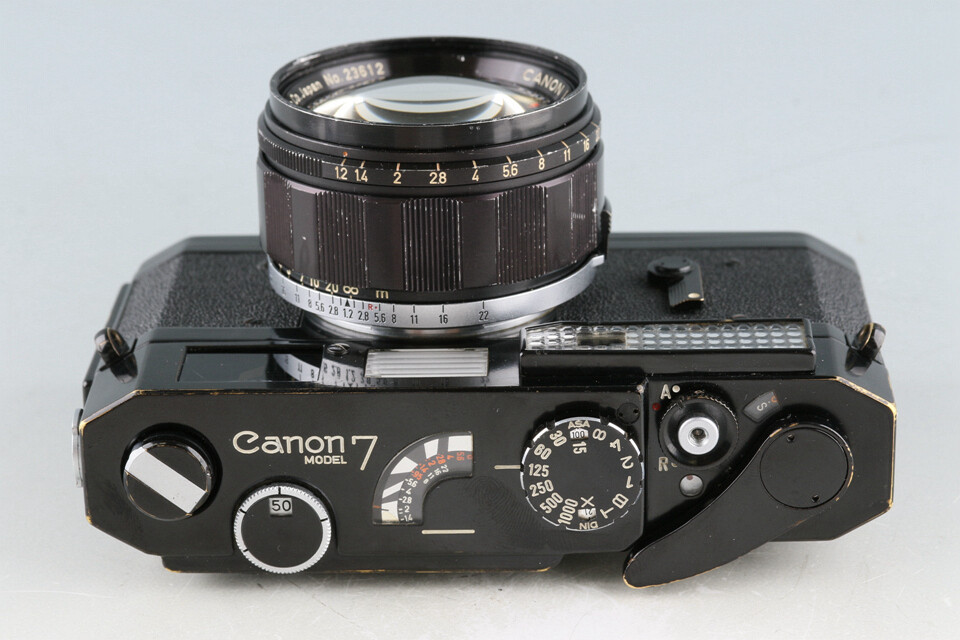 Canon 7 Original Black Paint + 50mm F/1.2 Lens #46294 E6 | eBay