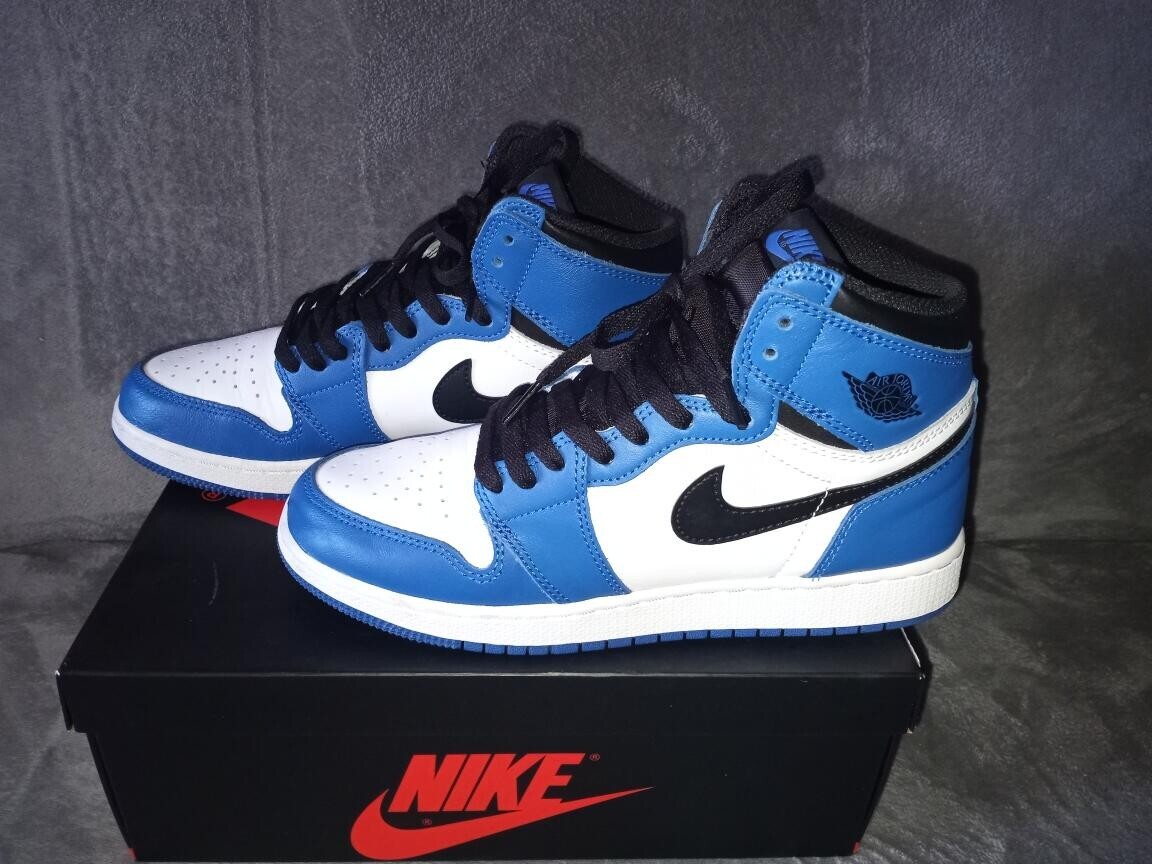 Nike Air Jordan 1 Retro High OG BG 'Game Royal' 575441-403 7 Y | eBay