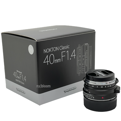 New Voigtlander NOKTON Classic 40mm f1.4 MC(Multi Coated) Lens