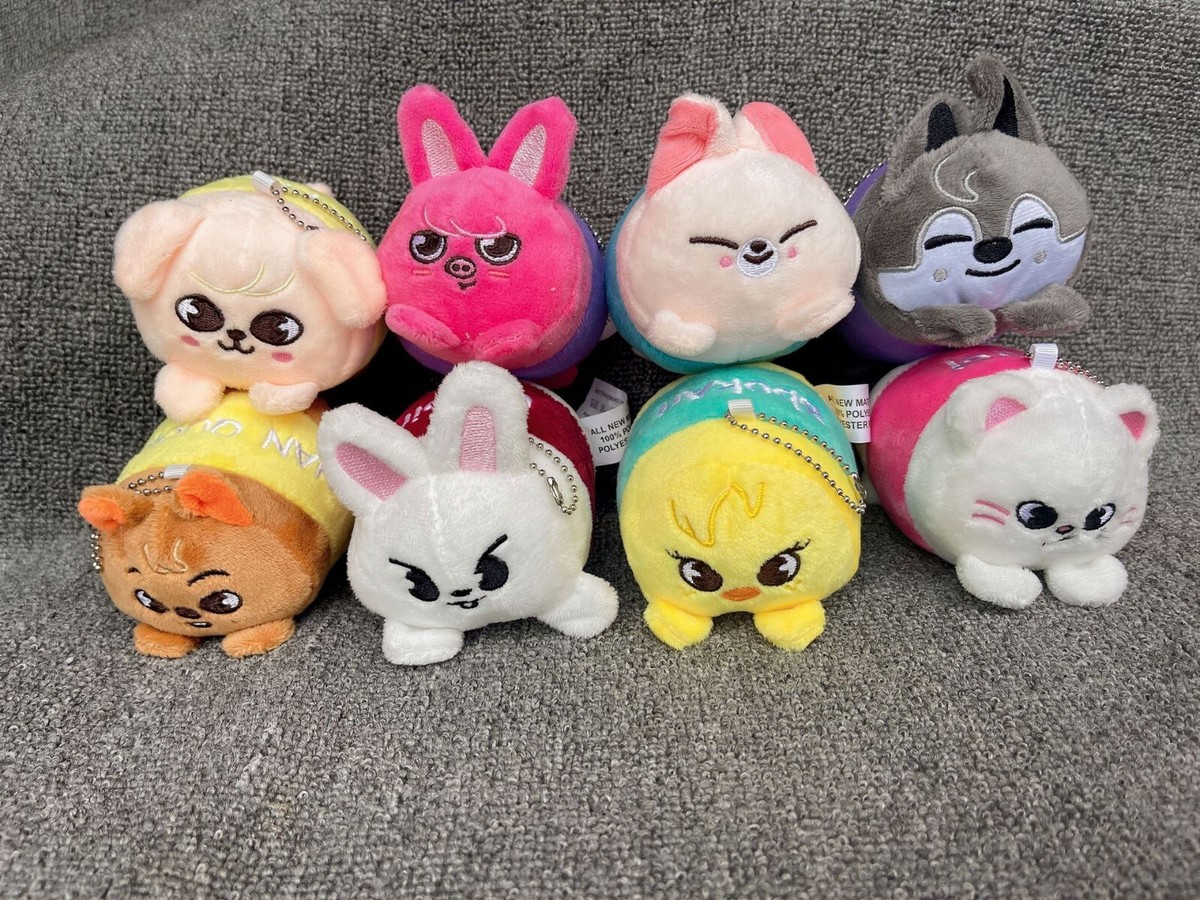 Stray Kids THE VICTORY Plush Doll Keychain SKZOO Wolf Chan Felix