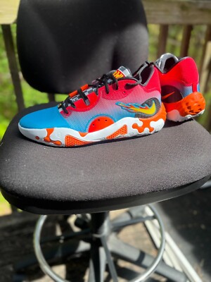 Size 12.5 - Nike PG 6 x Hot Wheels Blue/Orange/Red 2022 | eBay