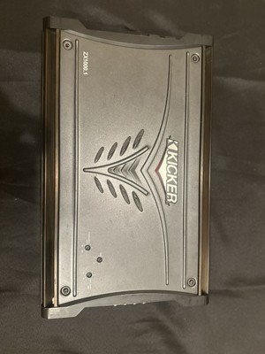 Kicker ZX1000.1 1000 Watt RMS Class D Monoblock ZX Series