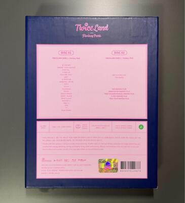 Twice 2nd Tour TWICELAND ZONE Fantasy Park Blu-ray 2 disc set JYP