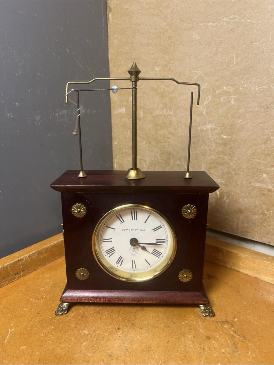 Vintage Jerome & Co. Horolovar Flying Pendulum Clock PAT OCT 9th