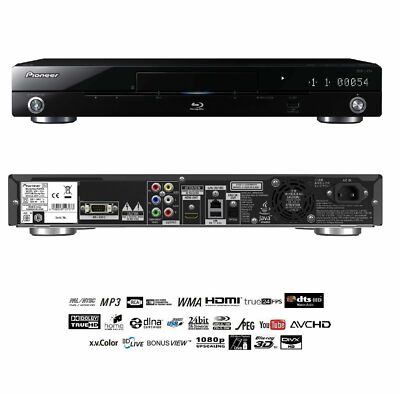 Pioneer BDP-LX54 3D Blu-Ray DVD Player True HD&DTS-HD Master Audio
