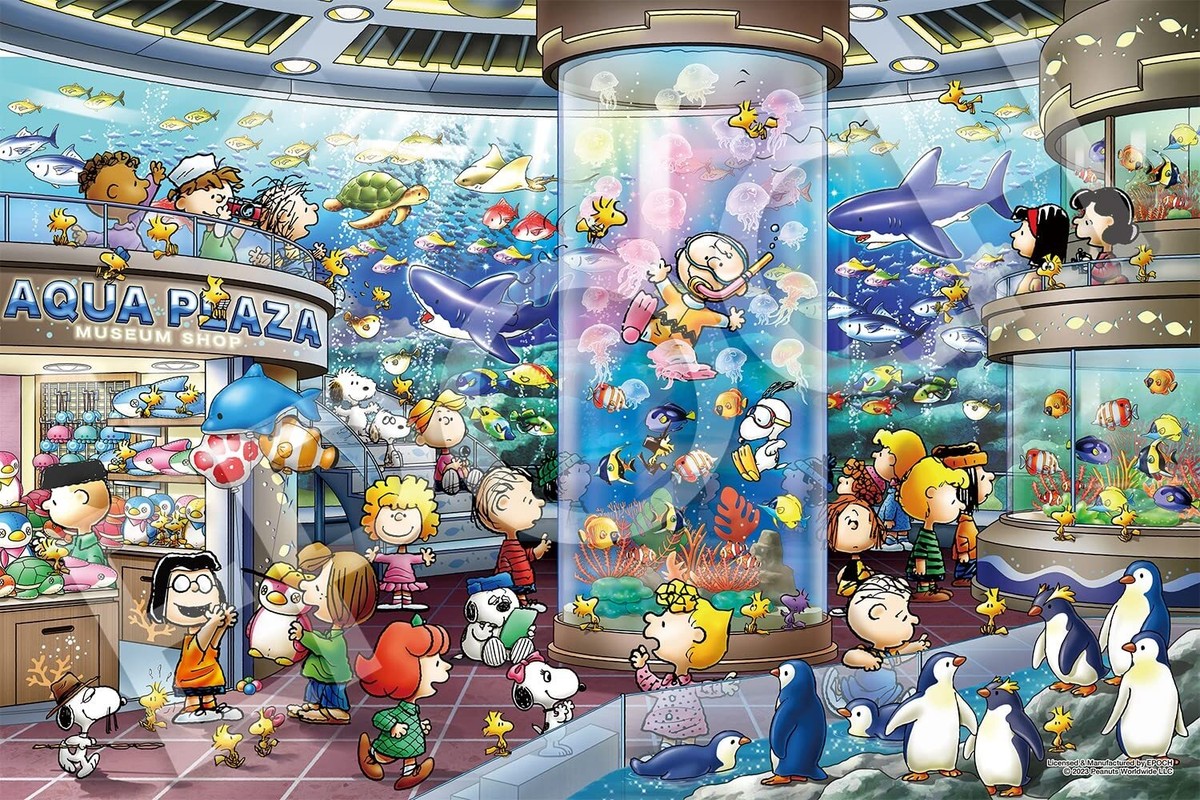 EPOCH Jigsaw Puzzle Peanuts Snoopy Aquarium 1000 piece (50x75cm