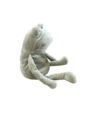RARE Original RETIRED Jellycat Little Fergus the Frog Plush Green