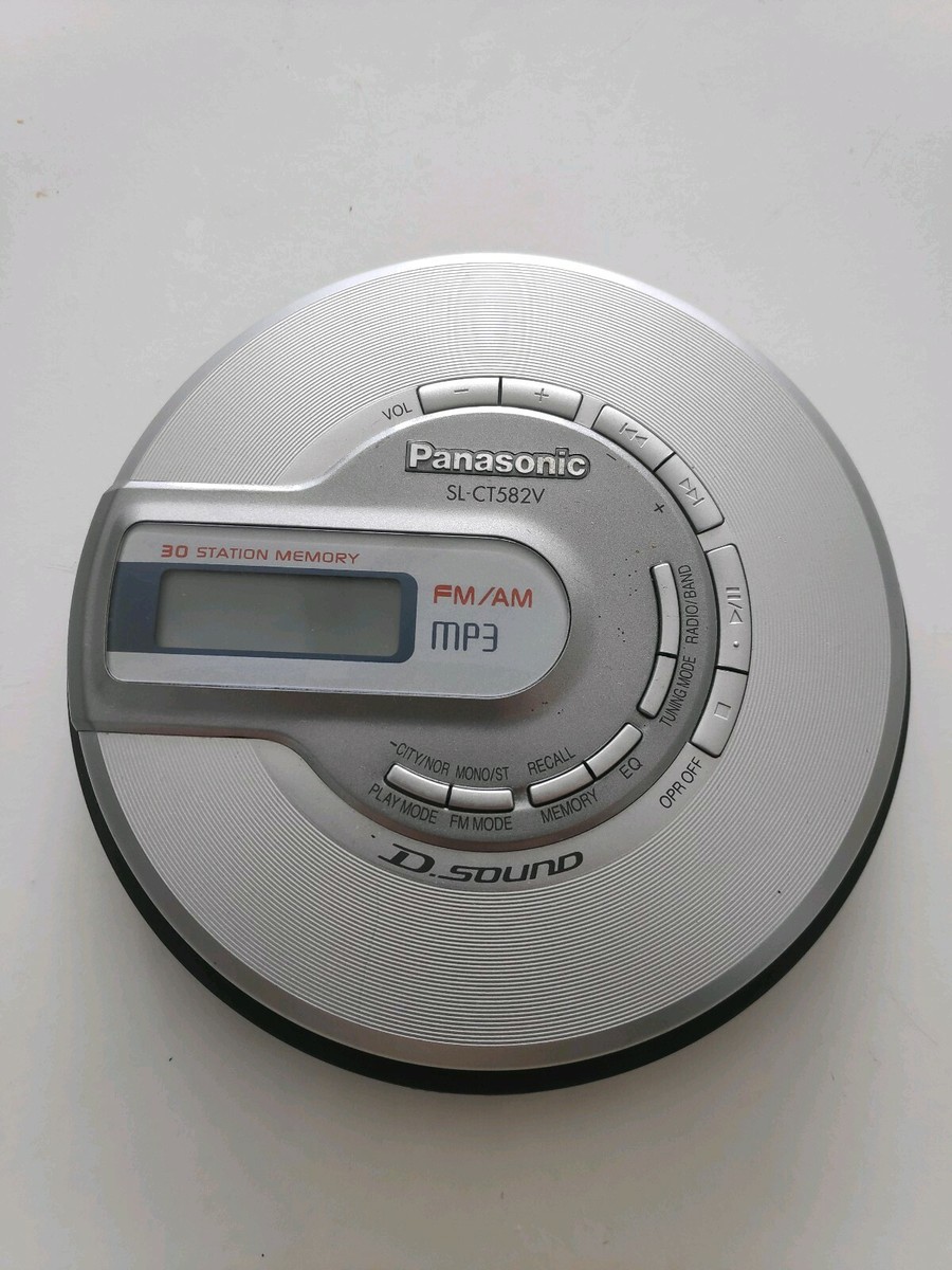 Panasonic SL-CT582V Portable CD Player - D. Sound, AM/FM, 30