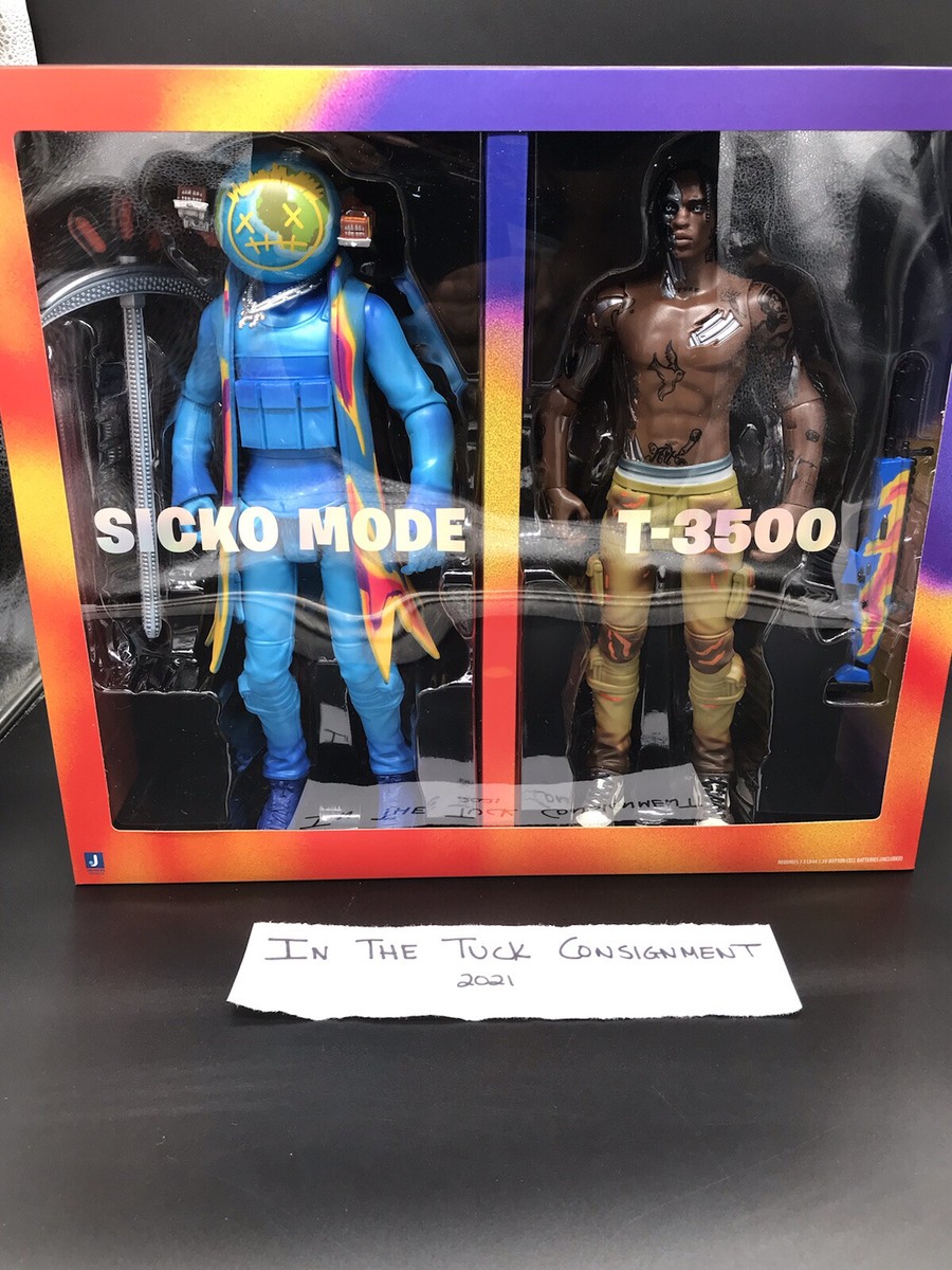 Jazwares Travis Scott Cactus Jack Fortnite 12 Inch Duo Action