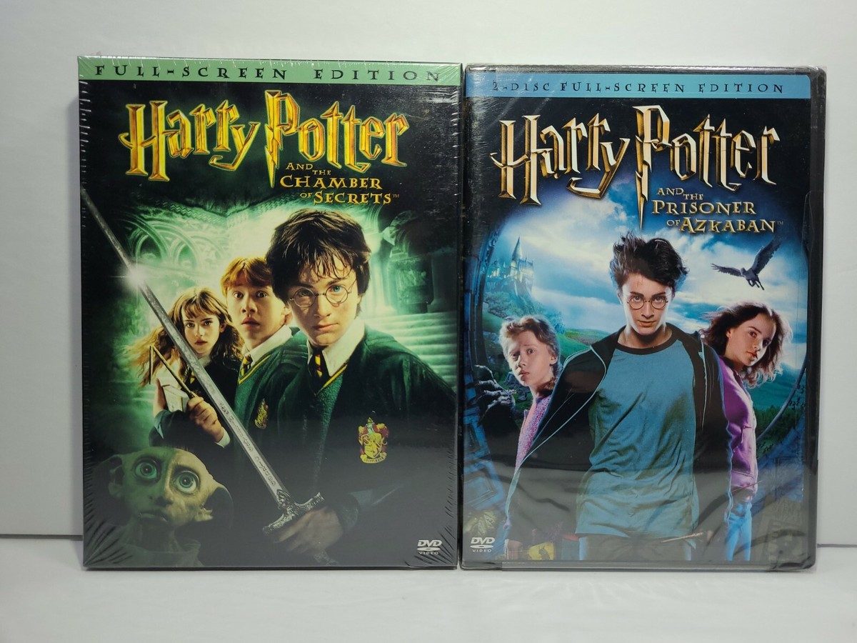 Harry Potter: Chamber of Secrets (DVD, 2-Disc) & Prisoner Of