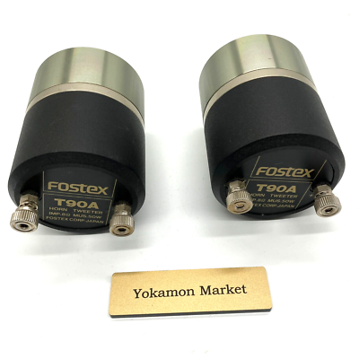 FOSTEX T90A Horn Super Tweeter sound Speaker 2Piece Set from Japan