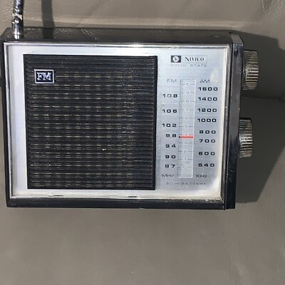 JVC Nivico FM Band Vintage Radio Made In Japan Parts Or Repair | eBay
