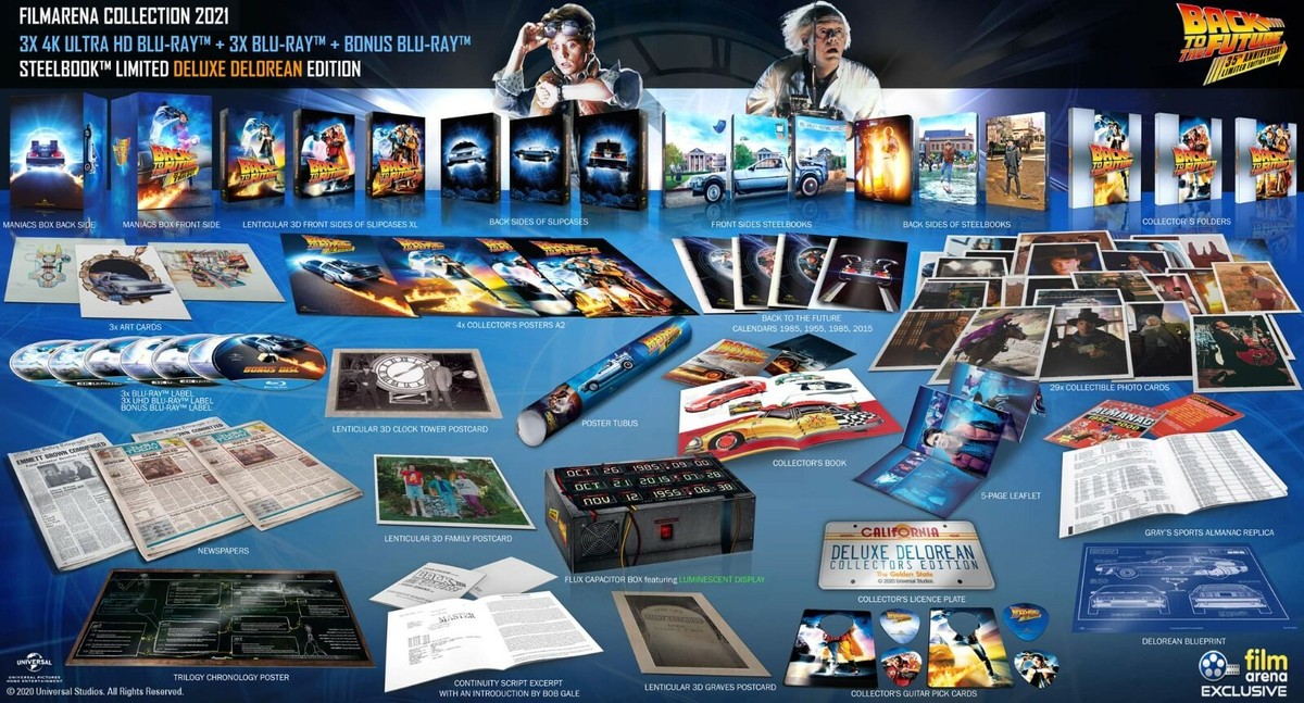 Back To The Future 4K Blu-ray SteelBook Filmarena Collection #159