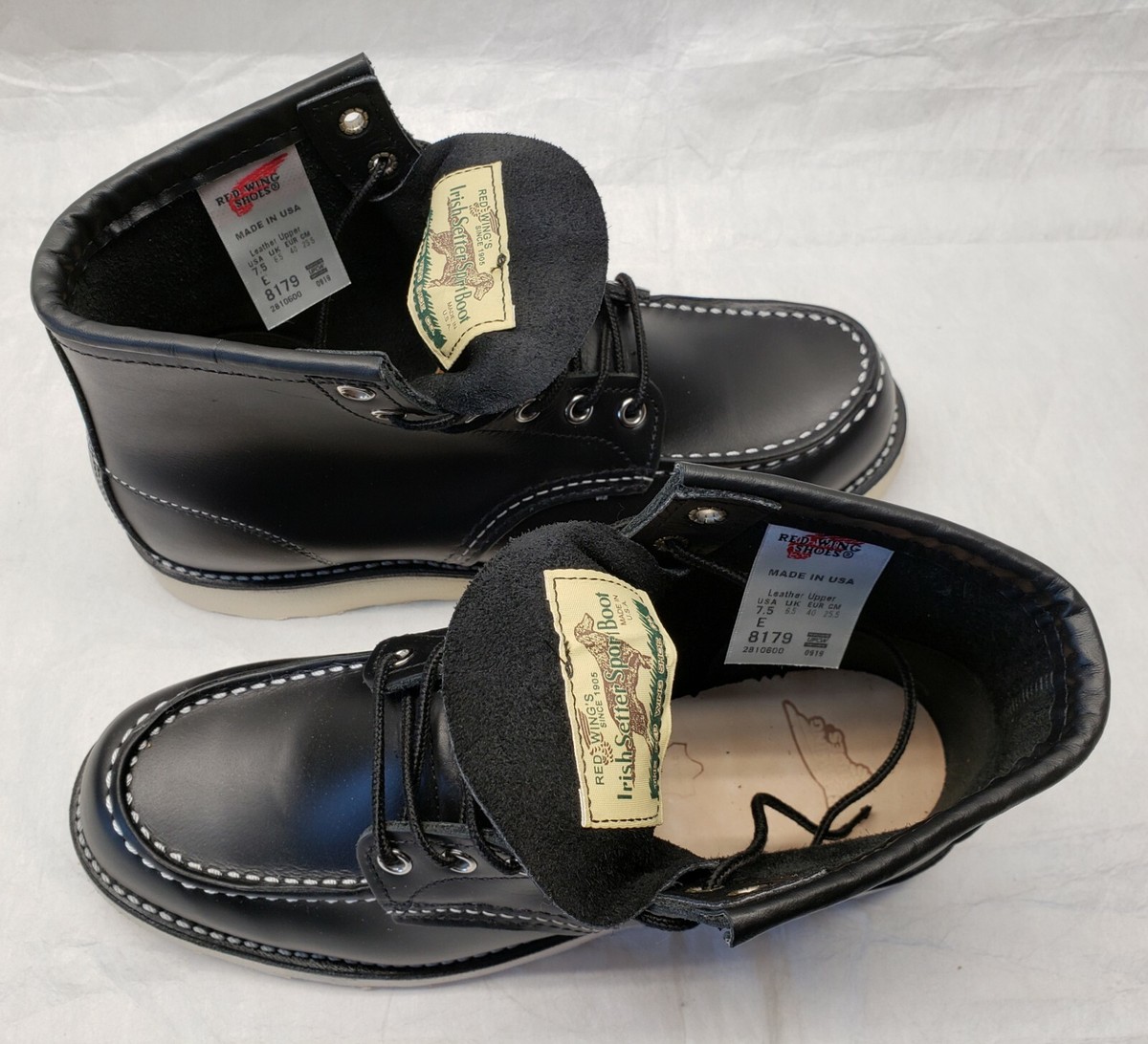 Rare 🔥 Japanese Red Wing 8179 Irish Setter Boots Heritage Moc Toe