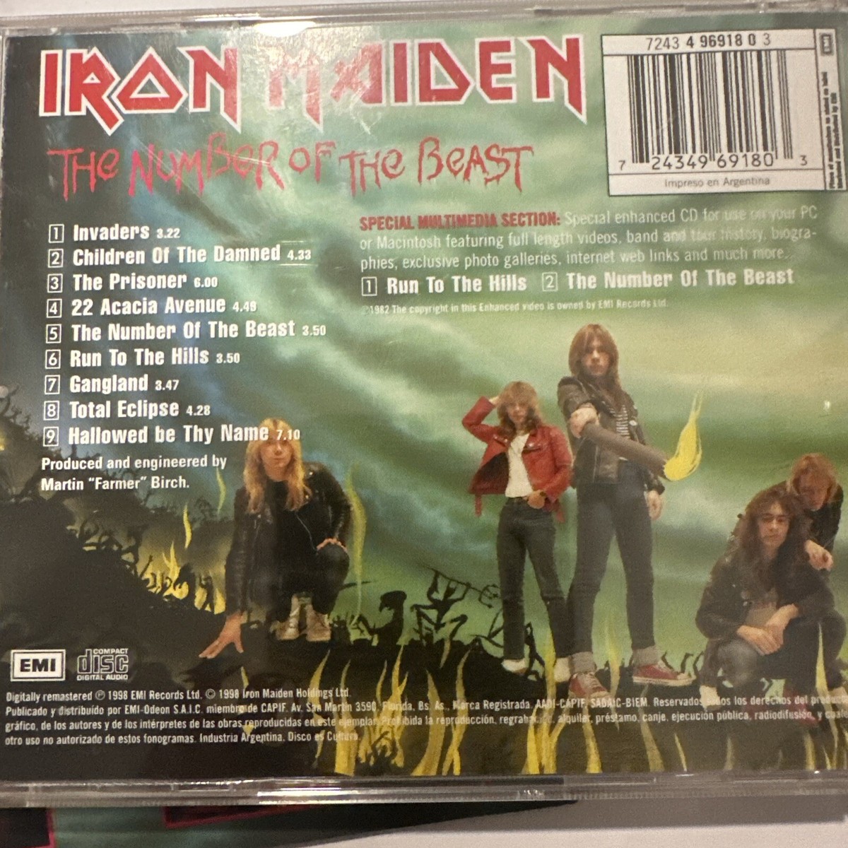 s*a様 IRON MAIDEN/ THE NUMBER OF THE BEAS The Number of the Beast