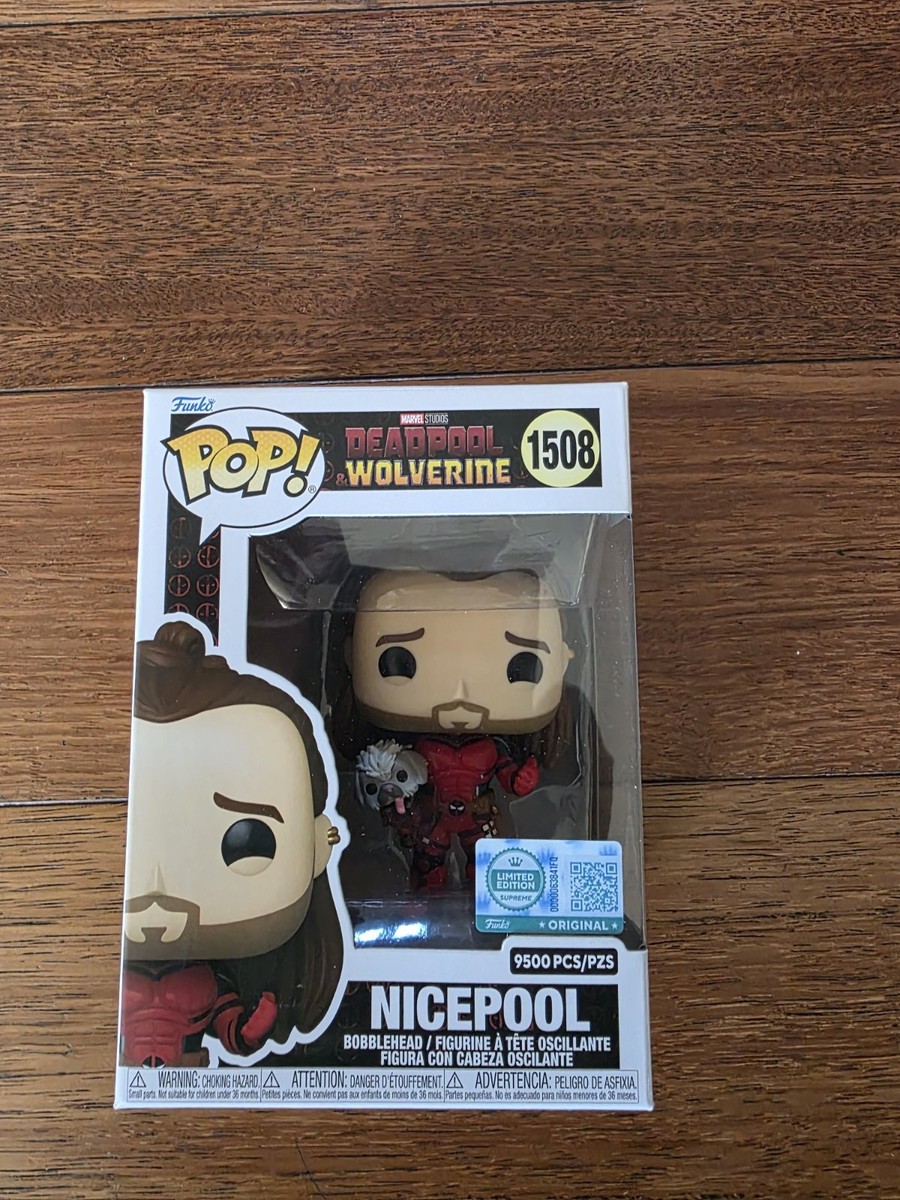 Funko Pop! Nicepool with Dogpool #1508 Supreme LE /9500 Marvel | eBay