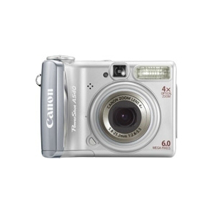 Canon PowerShot A540 6.0MP Digital Camera - Silver for sale online