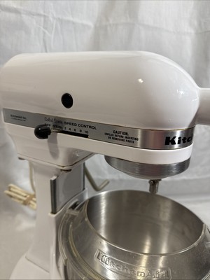 KitchenAid Pro HD White 5 Qt Bowl, 3 Accessories Stand Mixer