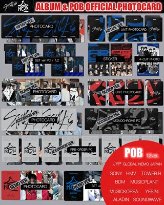 STRAY KIDS SKZHOP HIPTAPE 合 HOP ALBUM PHOTO CARD JAPAN POB LUCKY