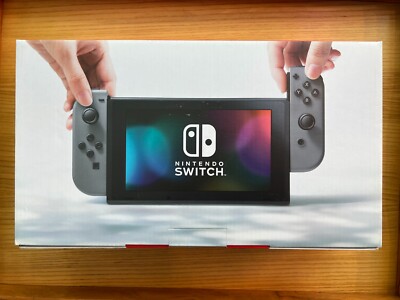 Nintendo Switch V1(HAC-001) 32gb Gray Model in Original Box Tested