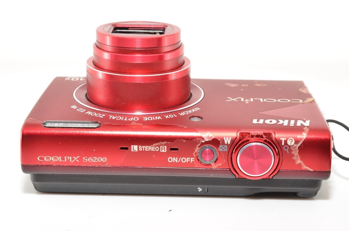 Nikon COOLPIX S6200 16.0MP Digital Camera - Red for sale online | eBay