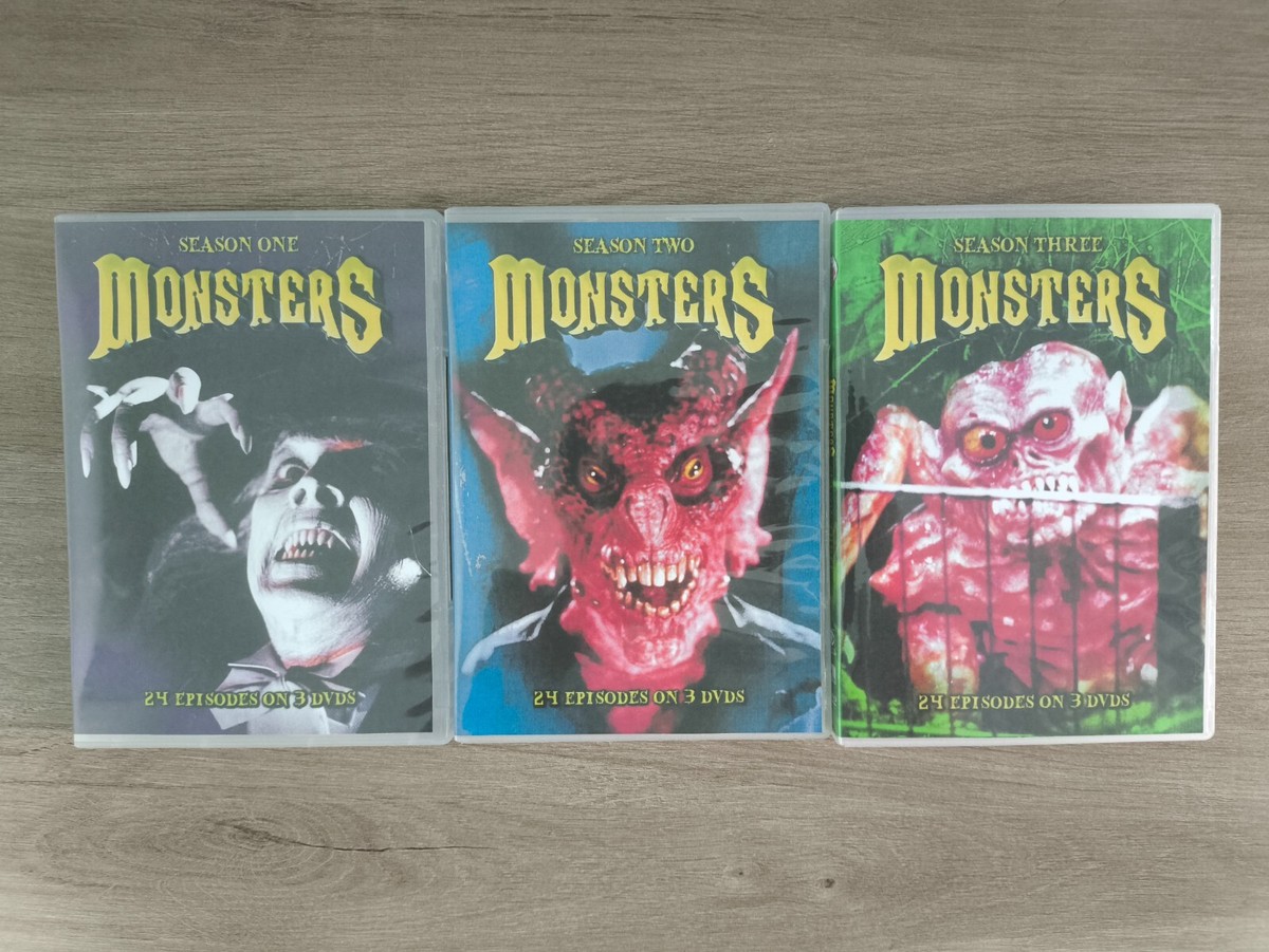 Monsters Complete TV Series 9 Disc DVD Box Set, All 72 Episodes | eBay