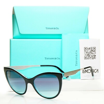 Authentic Tiffany & Co Womens Sunglasses Silver Diamond Point TF