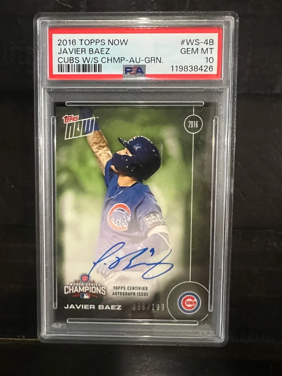 Javier Baez Professional Sports Authenticator (PSA) Baseball