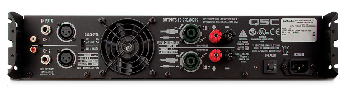 QSC Audio GX5 Power Amplifier 500 Watts 8-Ohm Pro Audio Amp | eBay