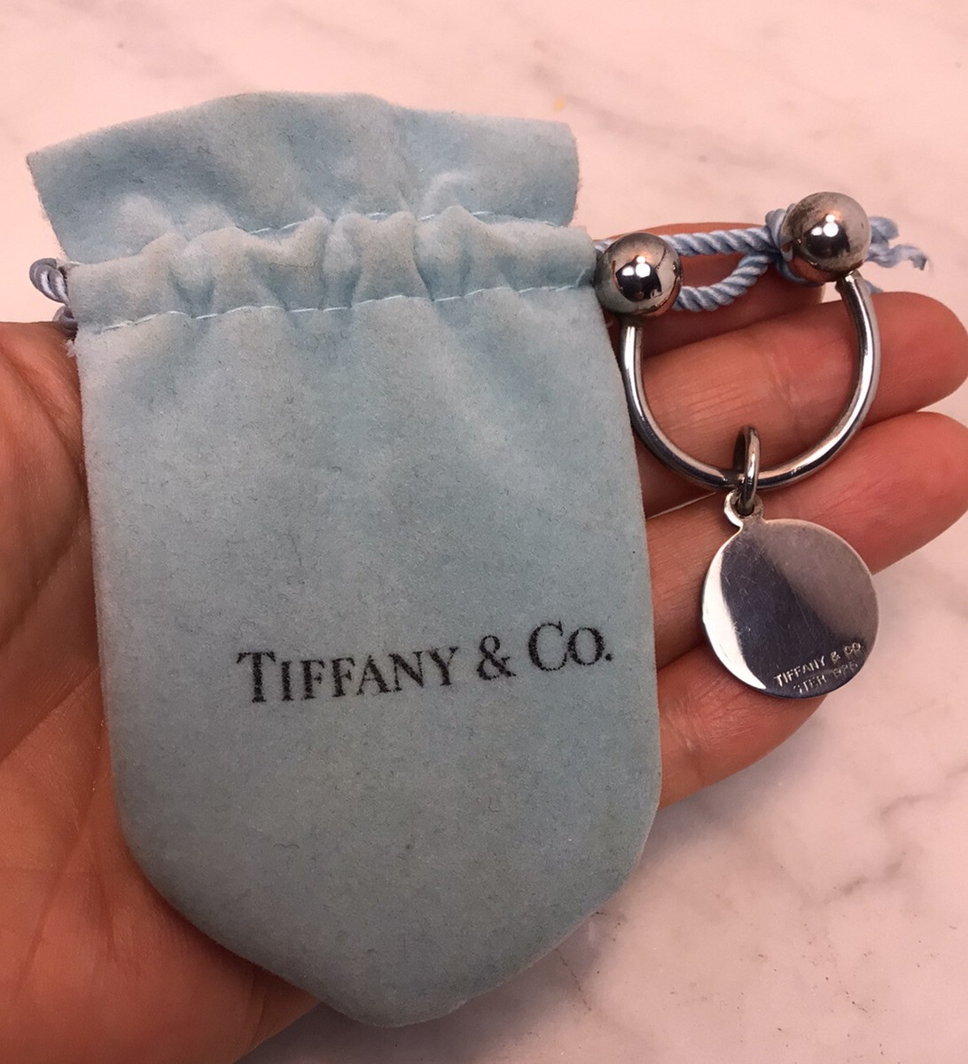 Vintage TIFFANY & CO Sterling Silver Key Chain Ring Holder