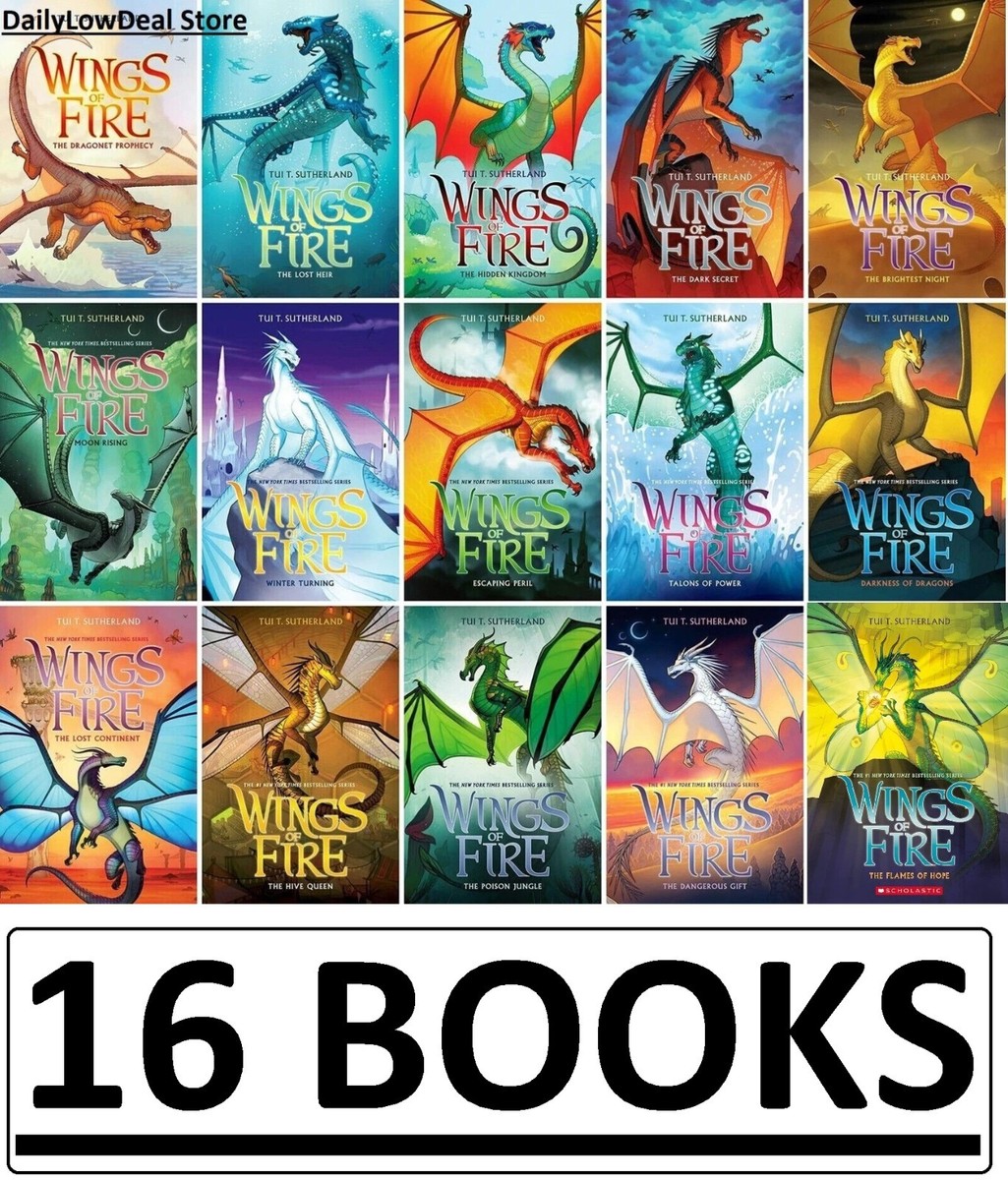 NEW Wings of Fire: The Complete Collection Series Set (Book 1-16