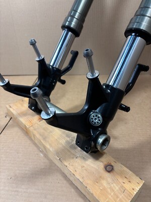 09-12 KAWASAKI ZX6R ZX600R NINJA OEM FRONT FORKS TRIPLE TREE AXLE