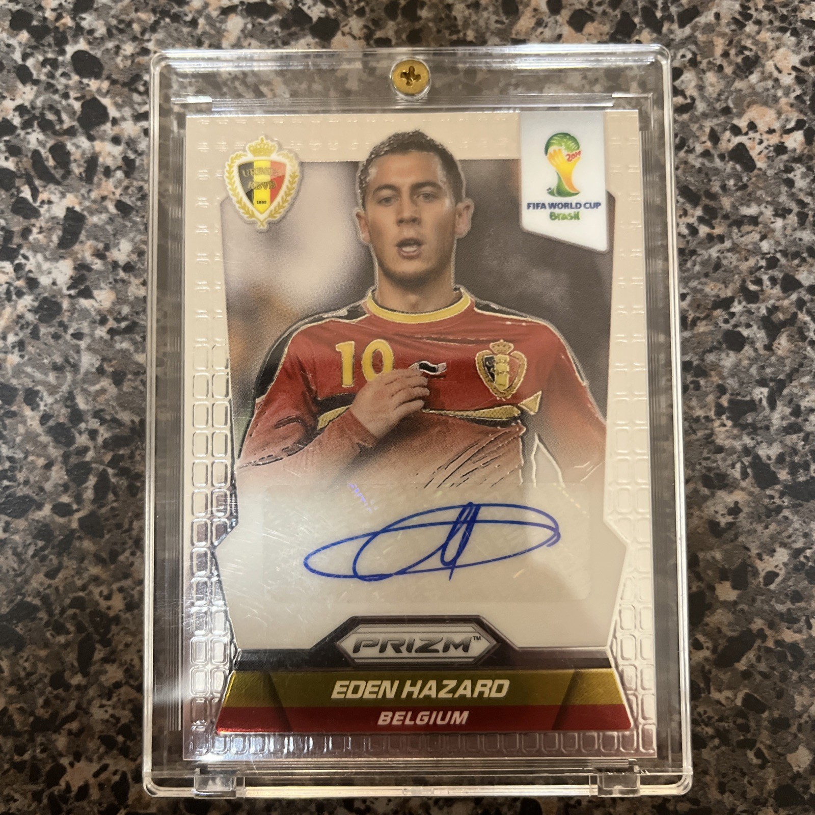 Eden Hazard 2014 Prizm World Cup Signatures Price Guide - Sports
