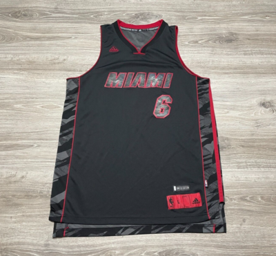LeBron James #6 Miami Heat NBA Limited Edition Adidas Swingman