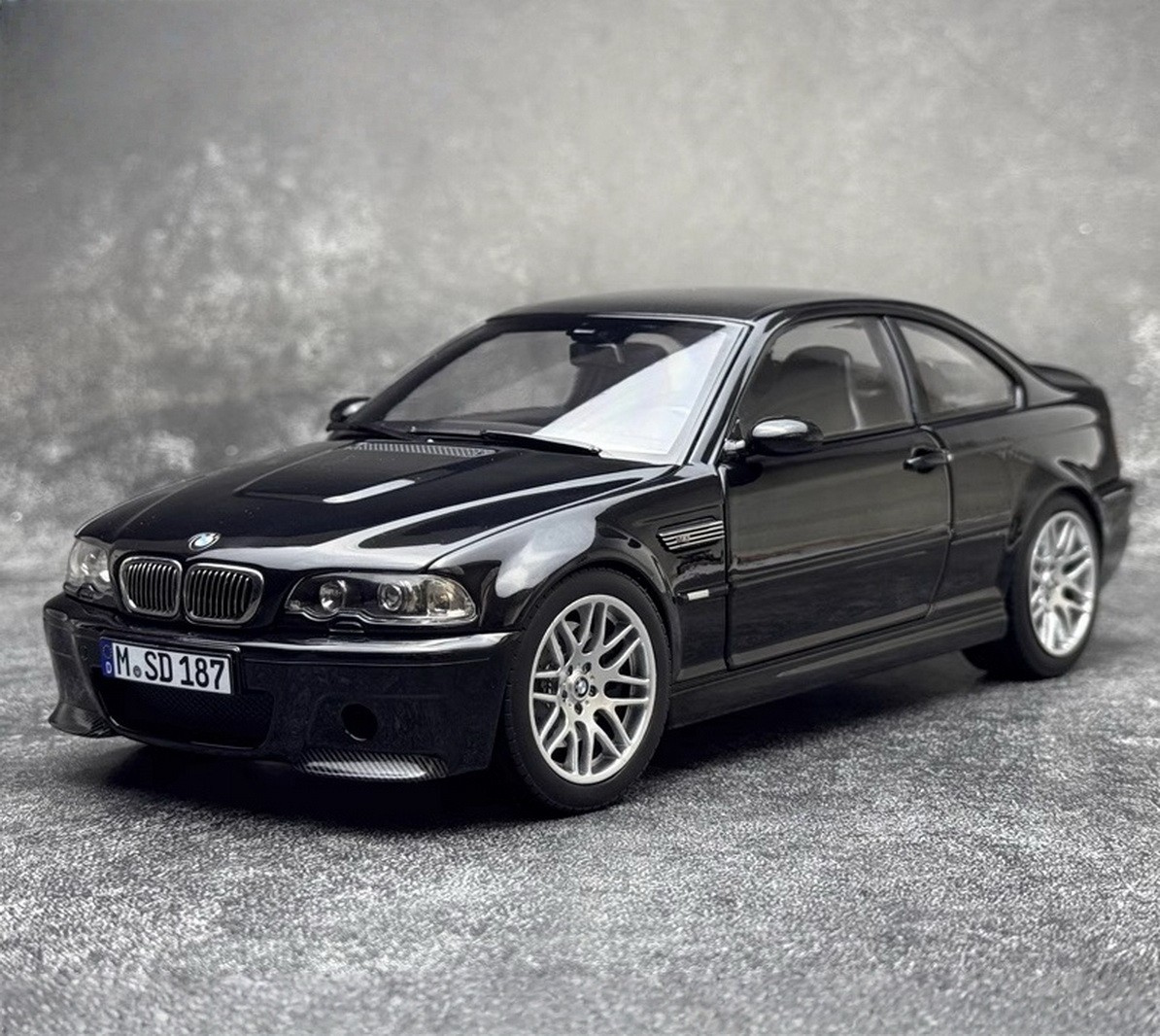NOREV 1/18 Scale BMW M3 CLS E46 Black Diecast Car Model Toy