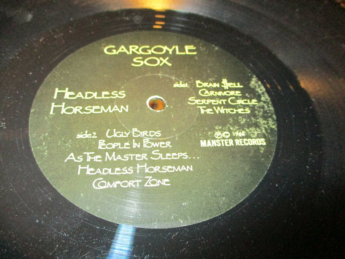 1986 GARGOYLE SOX Headless Horseman LP Private Detroit Goth Indie