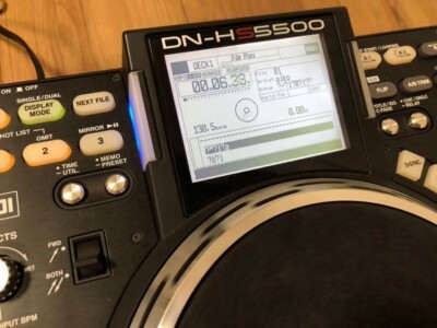 レア DENON ターンテーブルメディアプレーヤー DN-HS5500 DJ機材 レア
