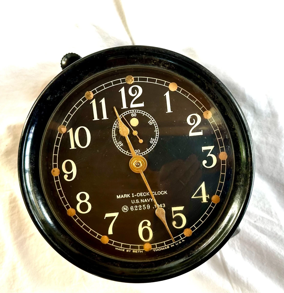 Seth Thomas Deck Clock Antique Maritime Clocks for sale | eBay