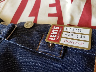 LEVI'S 1890 ® 501 xx LVC Vintage Clothing Selvedge 1933 1937 Men's