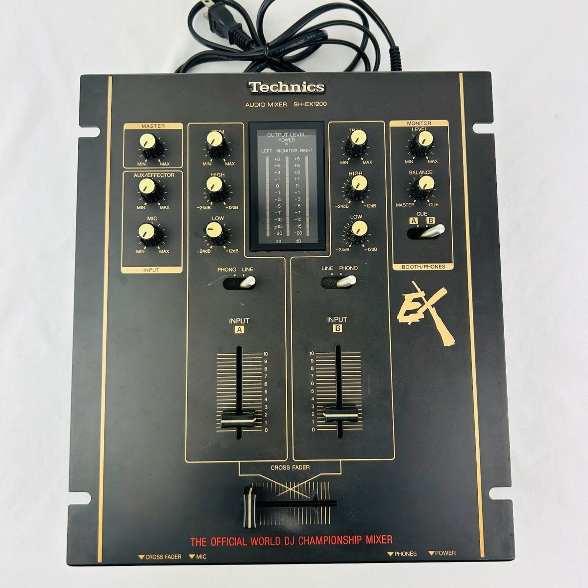 Technics SH-EX1200 Black Audio Mixer DMC The Official World DJ