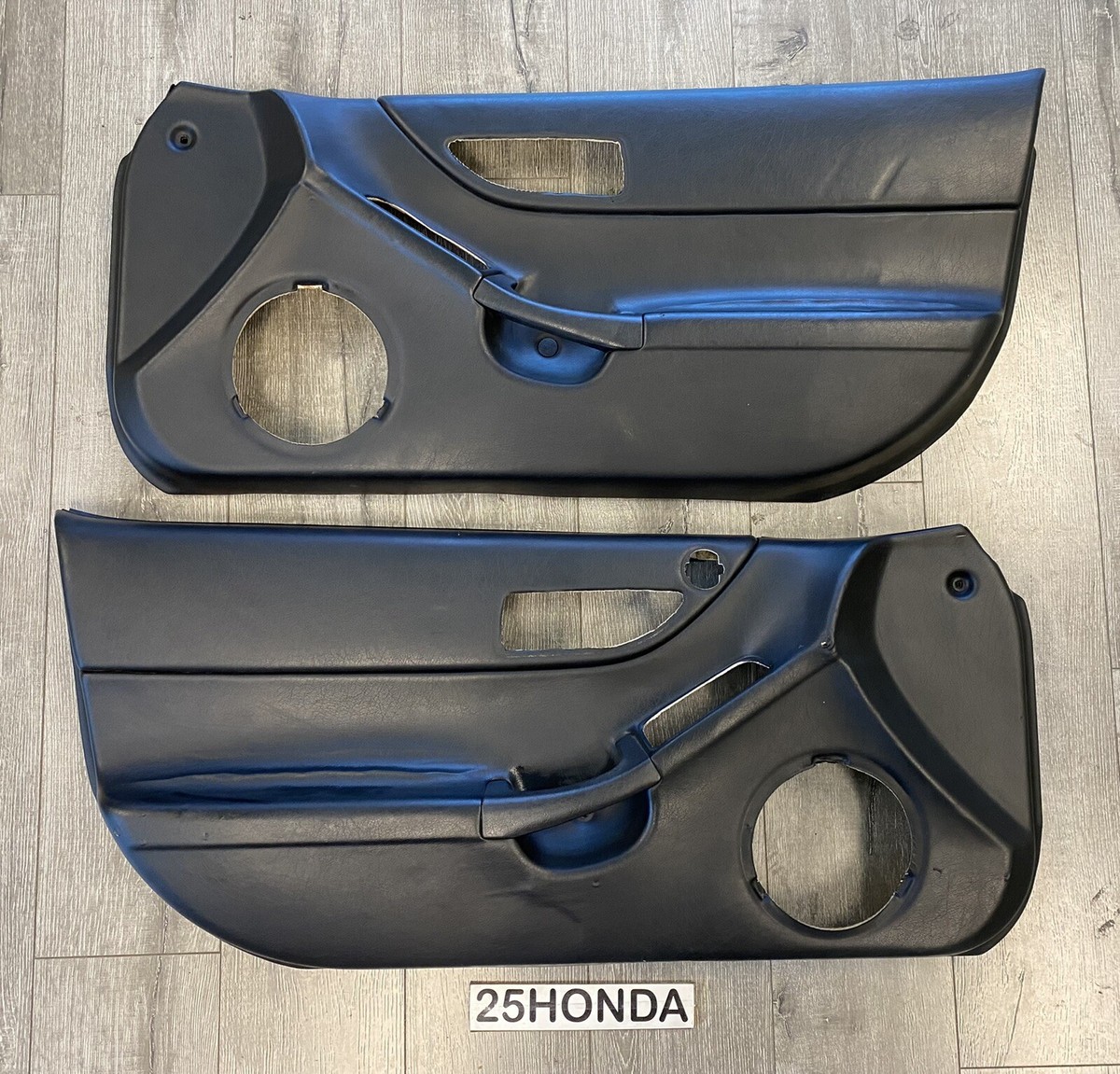 1993-1997 Honda Del Sol Vtec Factory OEM Door Panels Black Rare