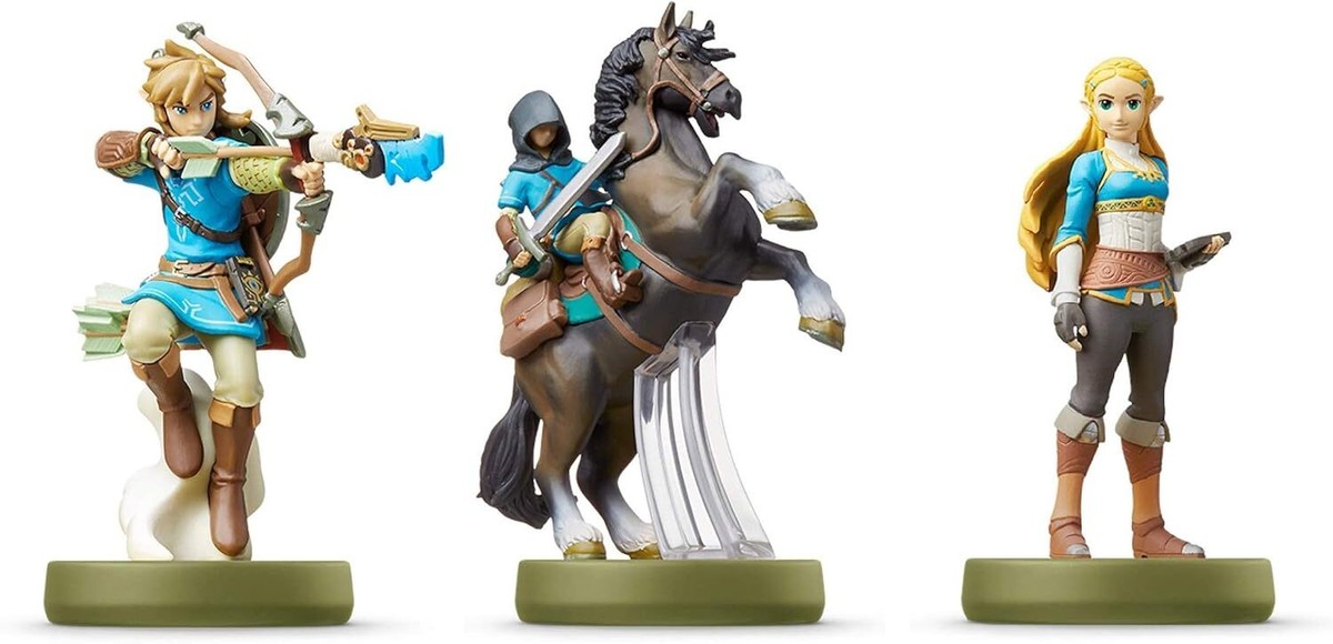 Nintendo amiibo The Legend of Zelda Breath of the Wild 3 types set
