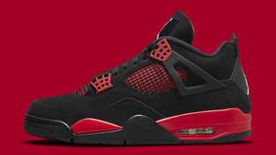 Nike Air Jordan 4 Retro AJ4 Red Thunder Black CT8527 016 Men's