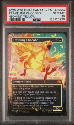 2025 MTG MAGIC FINAL FANTASY NEON INK YELLOW #0551A TRAVELLING
