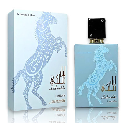 Lail Maleki Moroccan Blue By Lattafa Eau de Parfum for Unisex 3.4