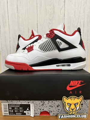 Air Jordan 4 Retro Fire Red 2020 MENS DC7770-160 GS 408452-160 | eBay